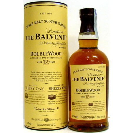 WHISKY THE BALVENIE 12 Y.O. DOUBLEWOOD MATURED IN TWO DISTINCT CASKS SINGLE MALT