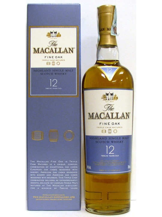 WHISKY THE MACALLAN FINE OAK 12 Y.O.
