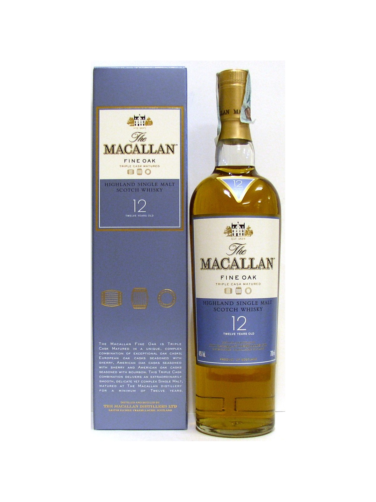 WHISKY THE MACALLAN FINE OAK 12 Y.O.