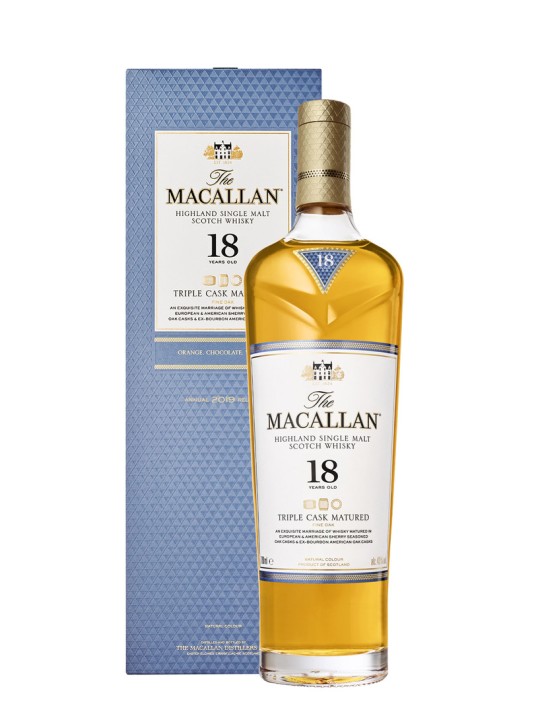 WHISKY THE MACALLAN FINE OAK 18 Y.O. TRIPLE CASK RELEASE 2018