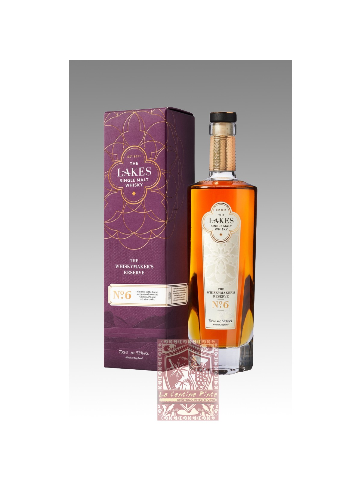 WHISHY THE LAKES DISTILLERY  THE WHISKYMAKER'S RESERVE NO. 6