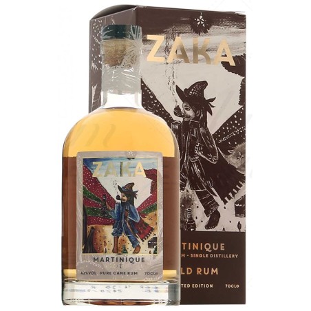 ZAKA RUM MARTINIQUE GOLD RUM