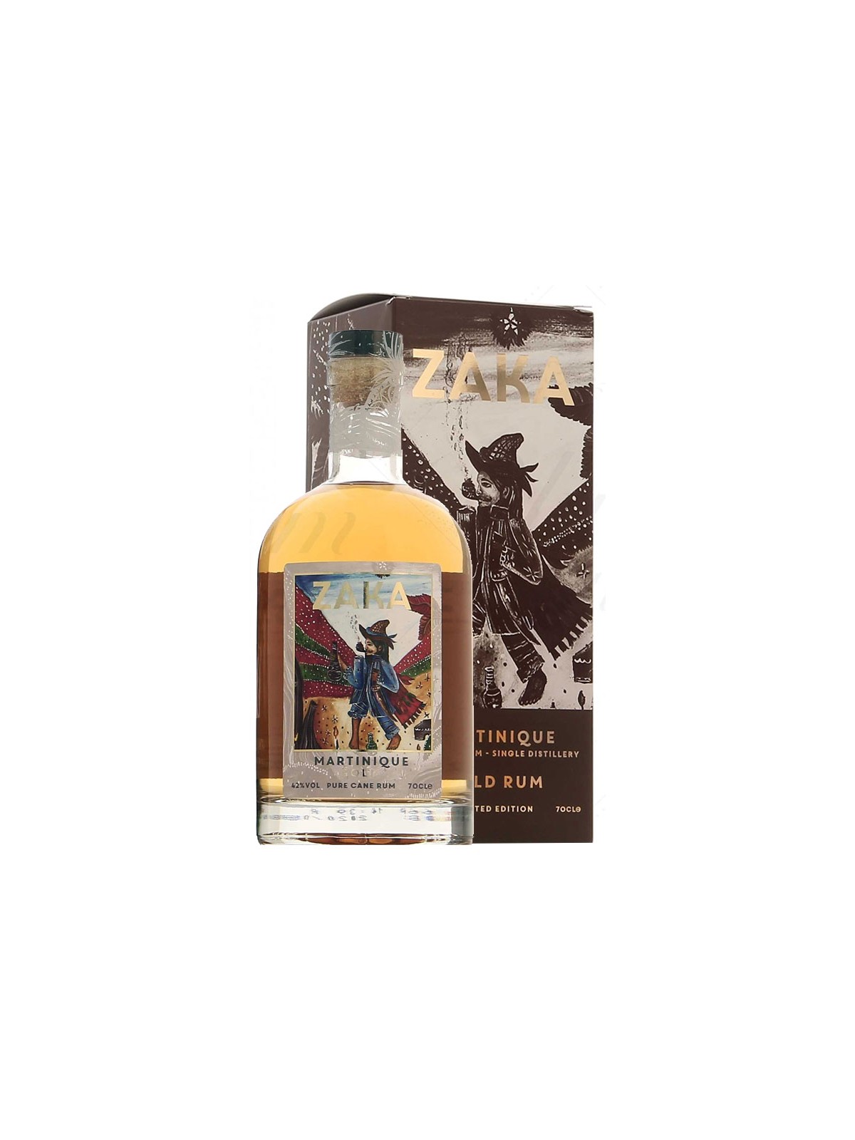 ZAKA RUM MARTINIQUE GOLD RUM