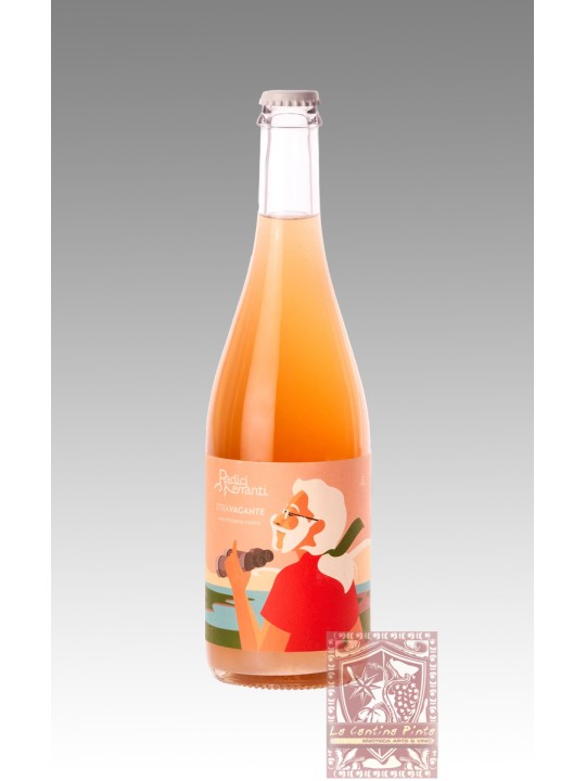 STRAVAGANTE 2022 VINO FRIZZANTE  ROSATO METODO ANCESTRALE- RADICI ERRANTI