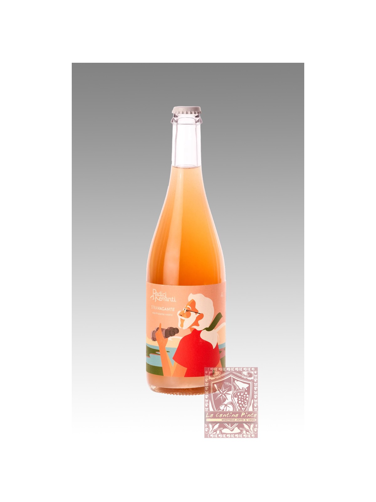 STRAVAGANTE 2022 VINO FRIZZANTE  ROSATO METODO ANCESTRALE- RADICI ERRANTI
