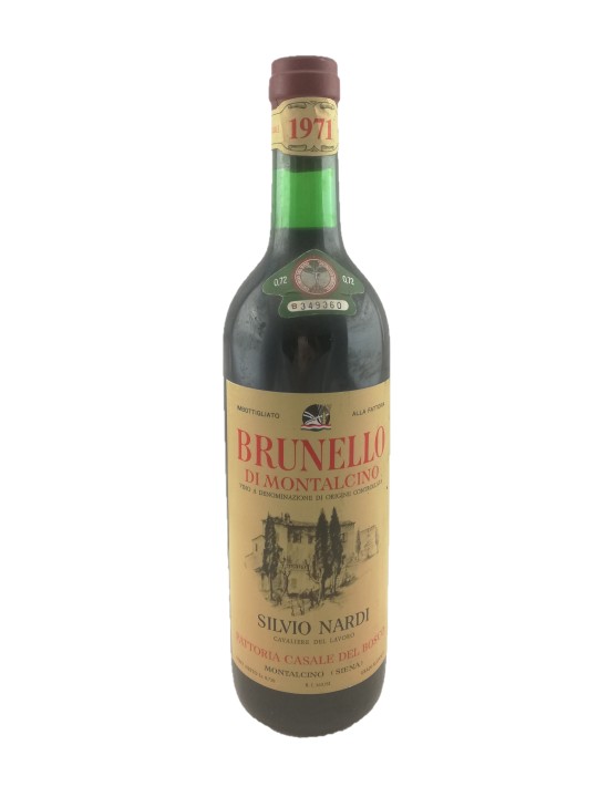 BRUNELLO DI MONTALCINO SILVIO NARDI 1971 FATTORIA CASALE DEL BOSCO