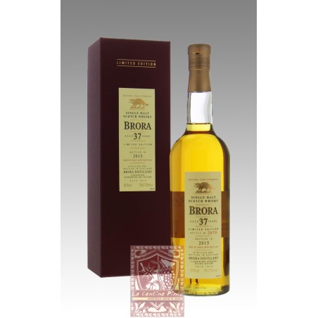 WHISKY BRORA 14° RELEASE NATURAL CASK STRENGTH 37 YO 1977/2015  LIMITED EDITION