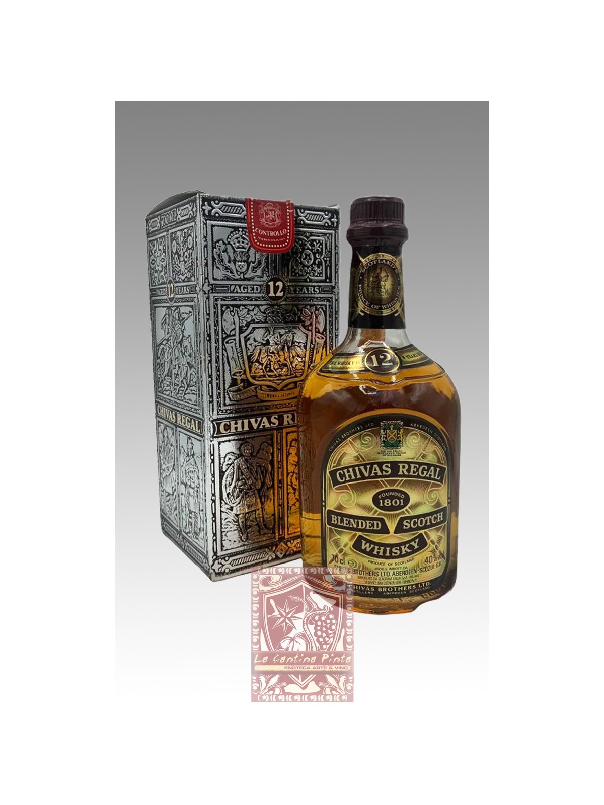 BLENDED SCOTCH WHISKY CHIVAS REGAL MAGNUM 1,5 LT CON PORTABOTTIGLIA BASCULANTE E ASTUCCIO (VINTAGE) - CHIVAS BROTHERS LTD