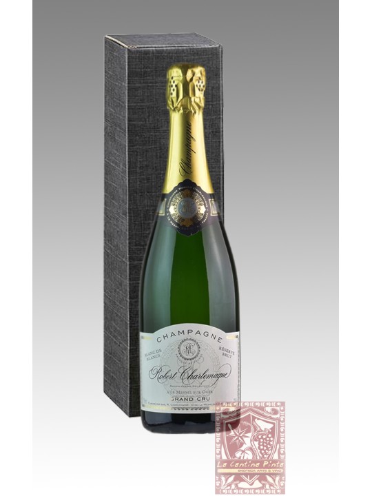 CHAMPAGNE ROBERT CHARLEMAGNE BLANC DE BLANCS BRUT RESERVE GRAND CRU MAGNUM CON ASTUCCIO