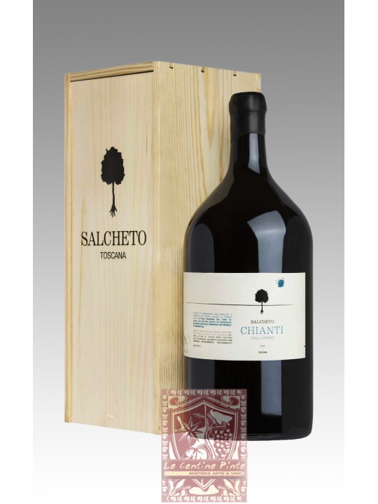 CHIANTI COLLI SENESI BISKERO 2023 DOPPIA MAGNUM 3 LT. IN CASSA DI LEGNO  - SALCHETO