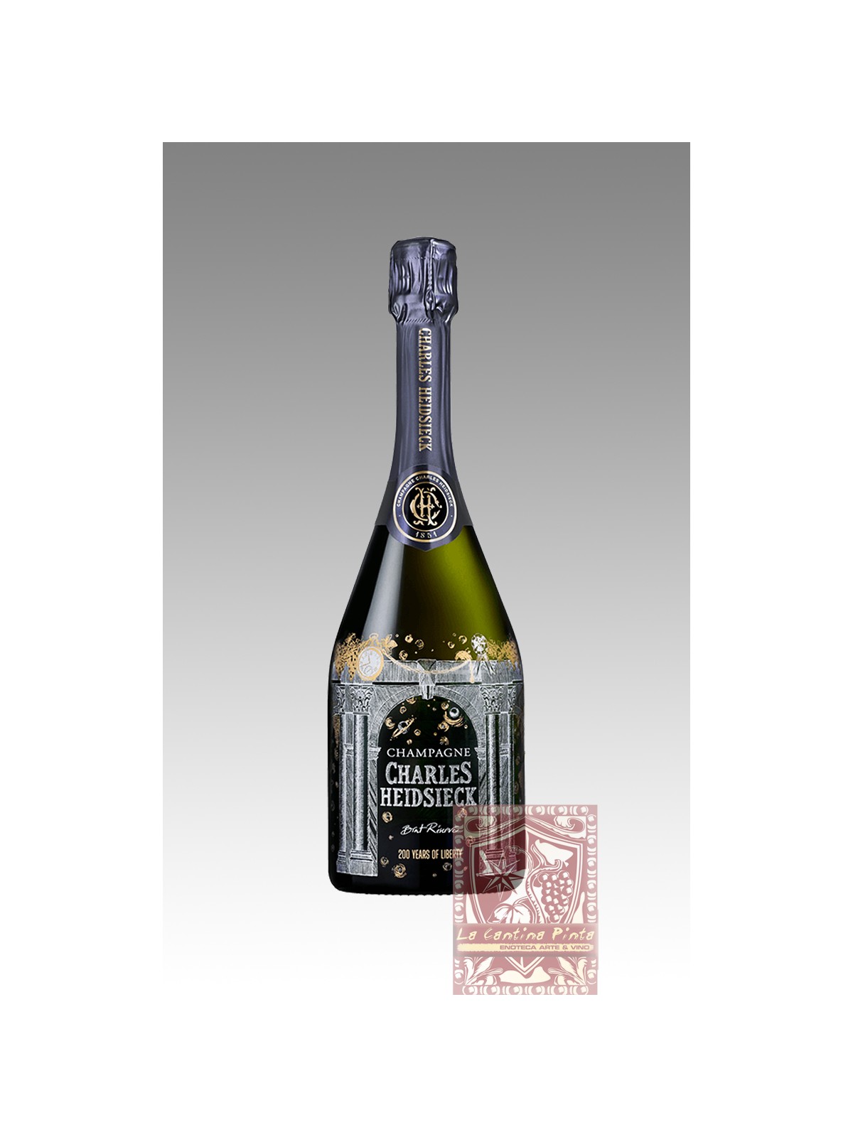 CHAMPAGNE CHARLES HEIDSIECK BRUT RESERVE 200 YEARS OF LIBERTY COLLECTOR EDITION