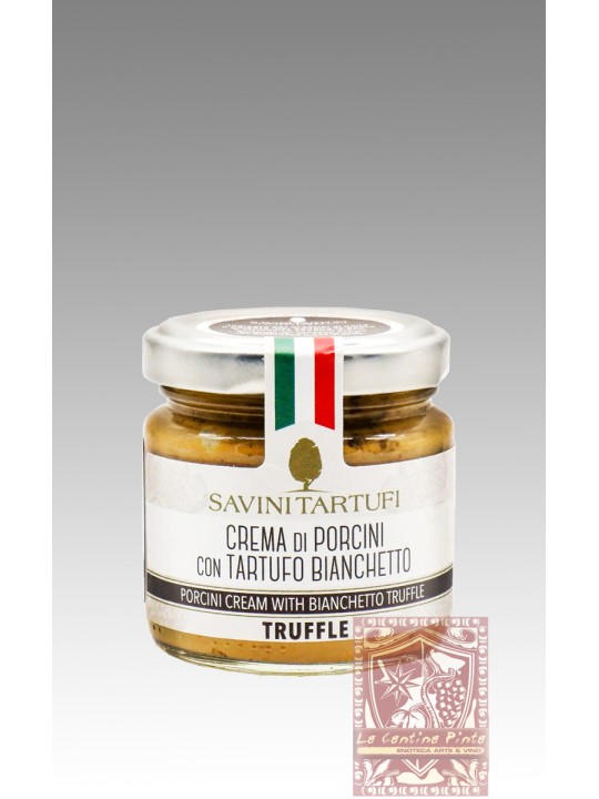 CREMA DI PORCINI CON TARTUFO 90 GR. - SAVINI TARTUFI