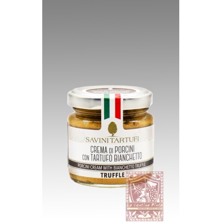 CREMA DI PORCINI CON TARTUFO 90 GR. - SAVINI TARTUFI