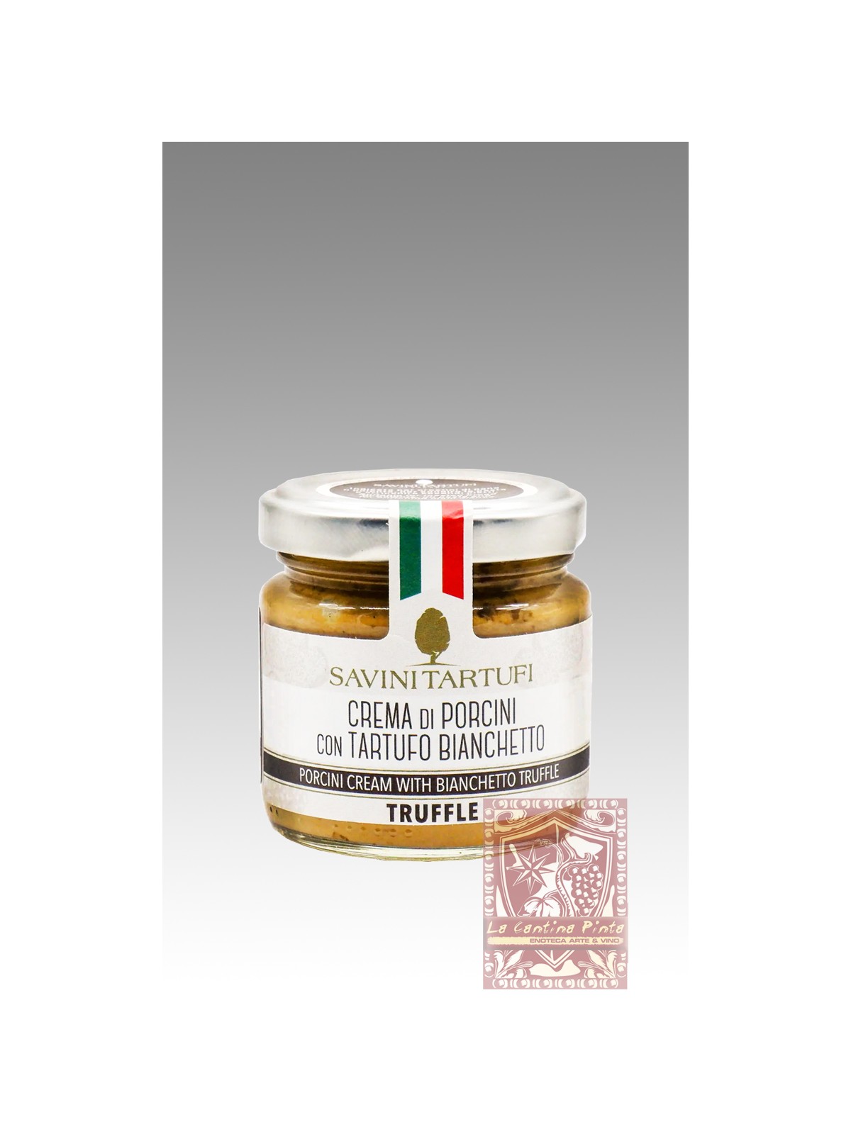 CREMA DI PORCINI CON TARTUFO 90 GR. - SAVINI TARTUFI