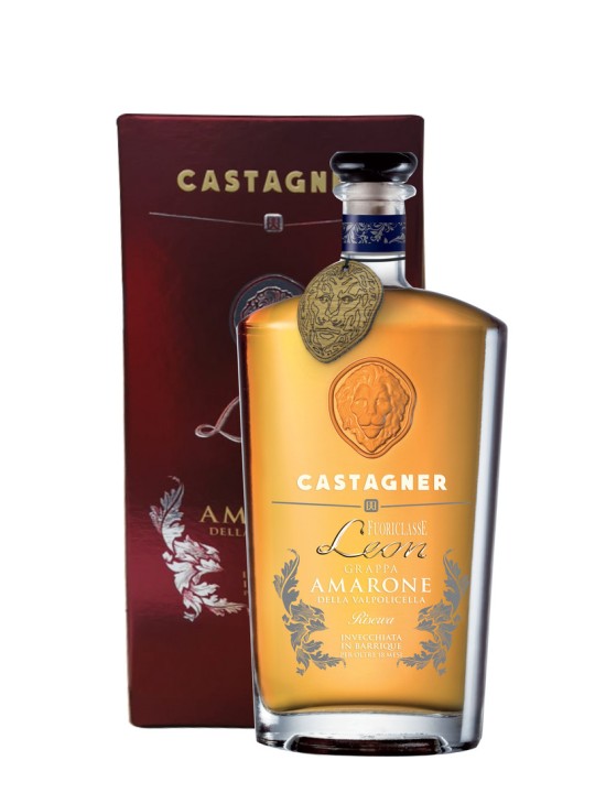 GRAPPA DI AMARONE DELLA VAPOLICELLA RISERVA FUORICLASSE LEON INVECCHIATA 18 MESI IN BARRIQUE - CASTAGNER