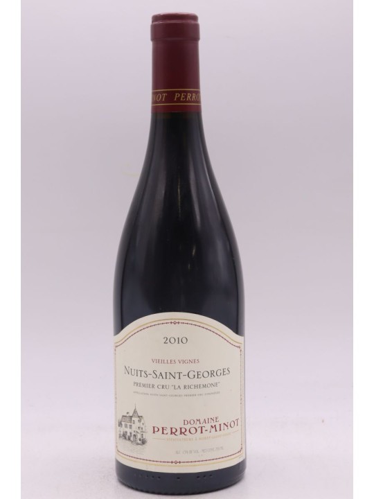 NUIT-SAINT-GEORGES 1ER CRU LA RICHEMONE 2010 VIEILLES VIGNES - DOMAINE PERROT-MINOT