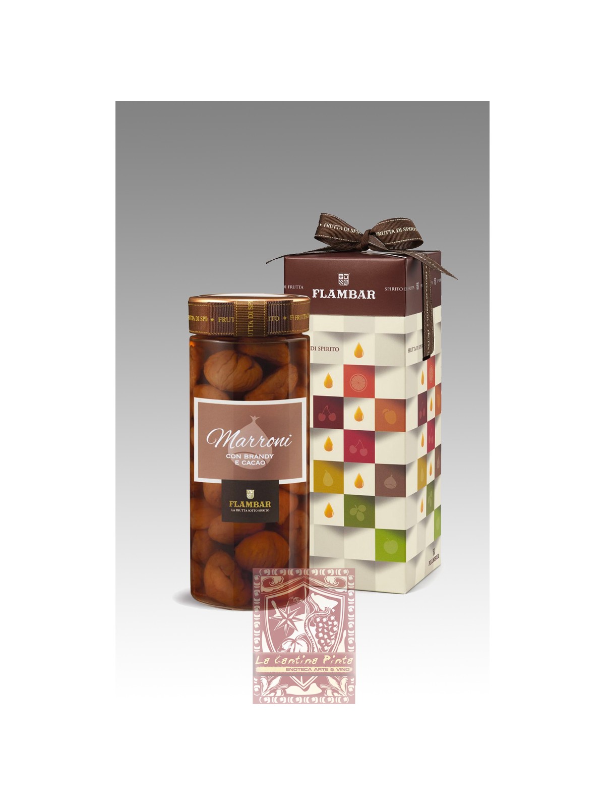 VASO GOLOSO MARRONI CON BRANDY E CACAO