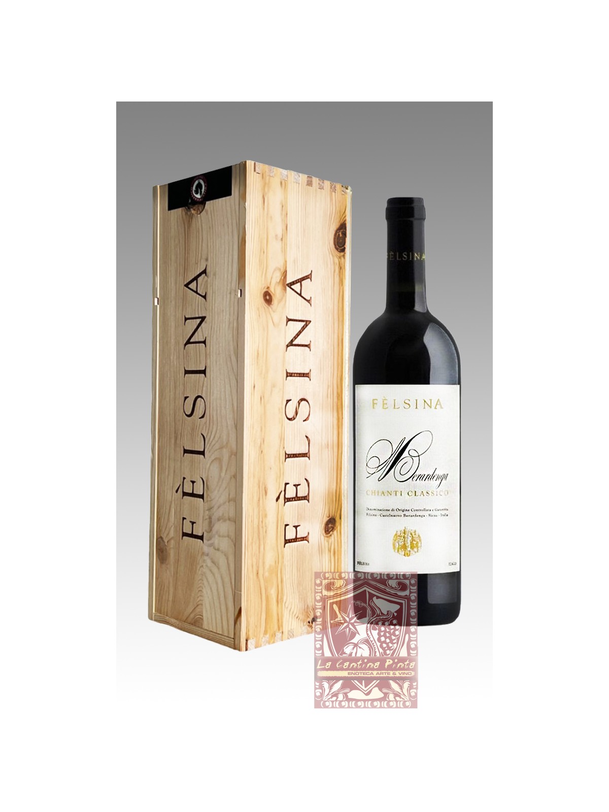 CHIANTI CLASSICO BERARDENGA 2020 MAGNUM IN CASSA DI LEGNO 1,5 LT - FELSINA