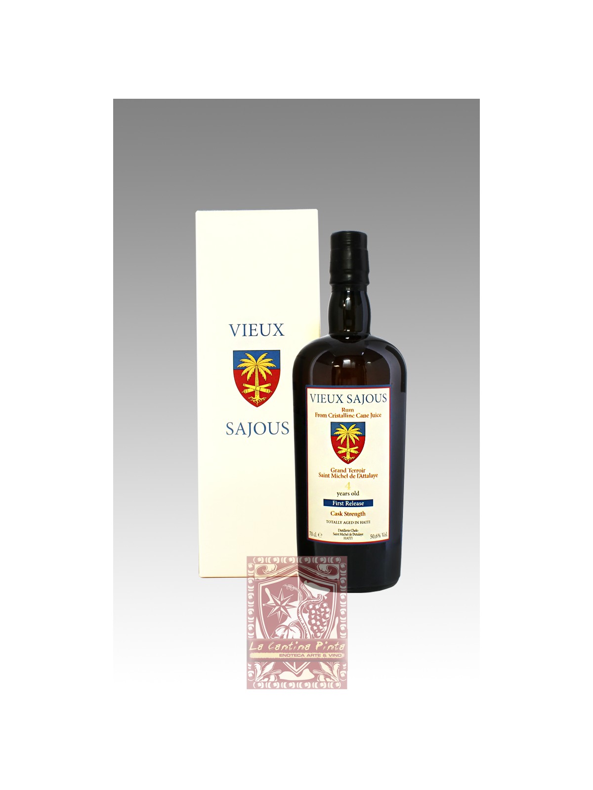 CLAIRIN  VIEUX SAJOUS 4 Y.O. VELIER FIRST RELEASE CASK STRENGTH
