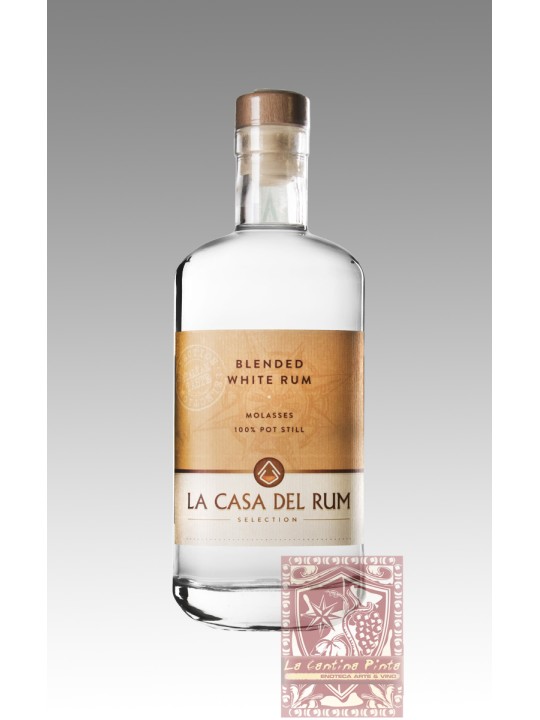 BLENDED WHITE RUM MOLASSES 100% POT STILL 2020 - LA CASA DEL RUM
