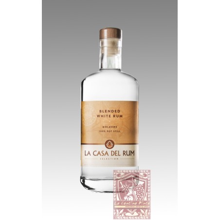 BLENDED WHITE RUM MOLASSES 100% POT STILL 2020 - LA CASA DEL RUM