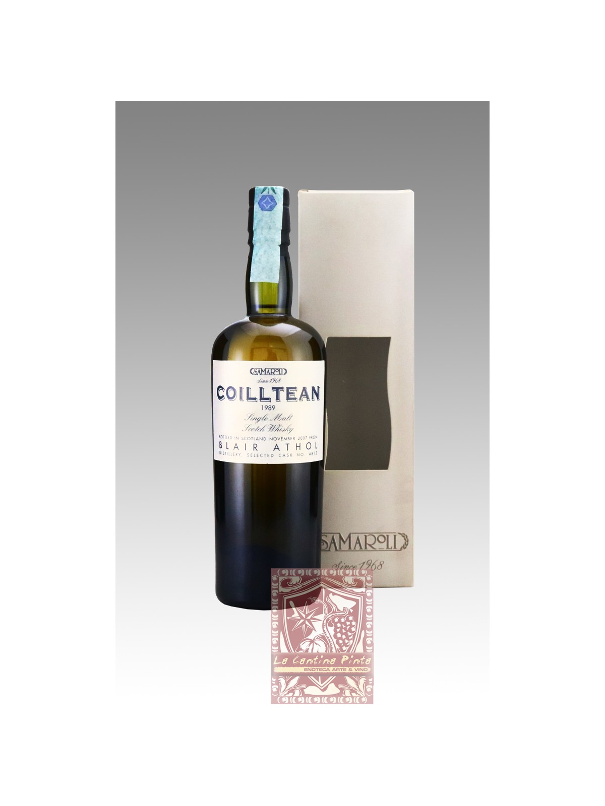 SINGLE MALT WHISKY COILLTEAN 1989/2007  BLAIR ATHOL SEL. CASK N° 4812 - SAMAROLI