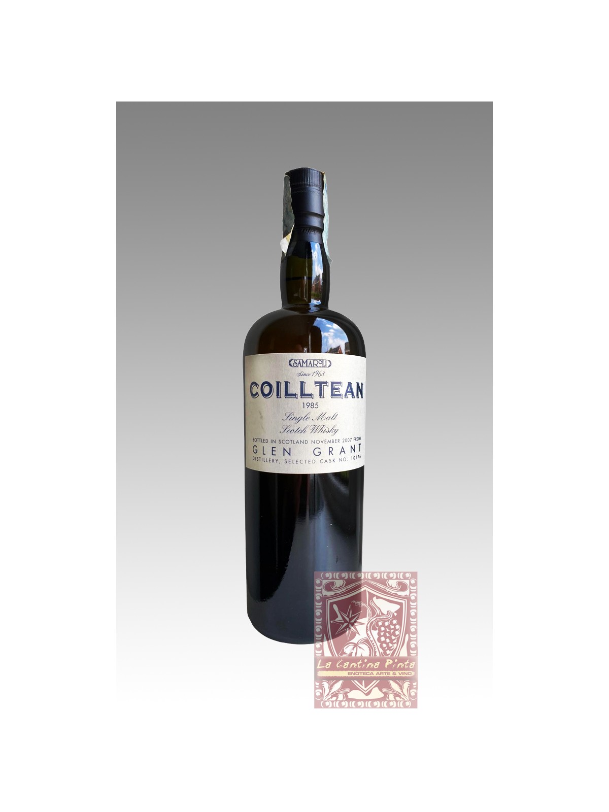SINGLE MALT SCOTCH WHISKY COILLTEAN GLEN GRANT 1985/2007 SEL. CASK N° 10176 - SAMAROLI