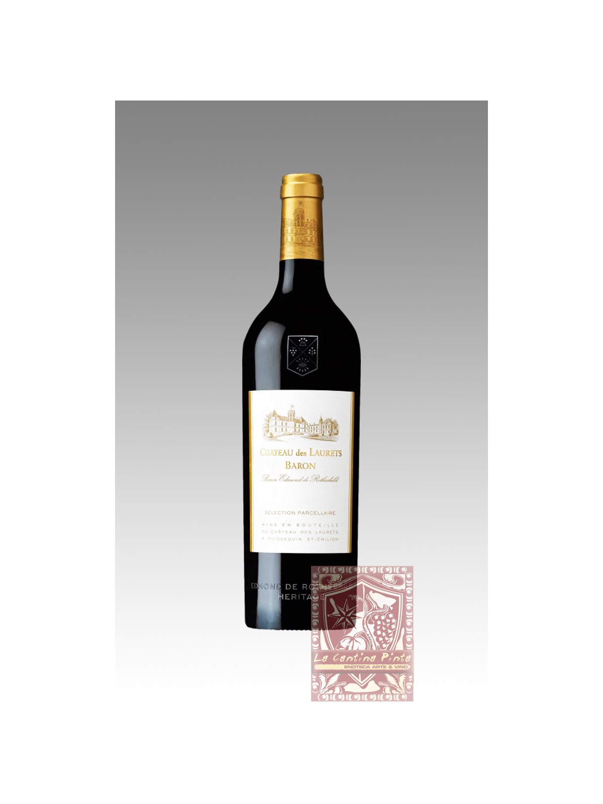 CHATEAU DES LAURETS 2016 BARON SELECTION PARCELLAIRE - BARON EDMOND DE ROTHSCHILD