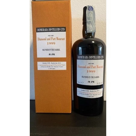 VERY RARE DIAMOND AND PORT MOURANT 1999 15YO - DEMERARA DISTILLERS LTD