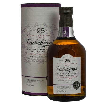 HIGHLAND SINGLE MALT SCOTCH WHISKY DALWHINNIE 1987  25 Y.O  NATURAL CASK STRENGTH