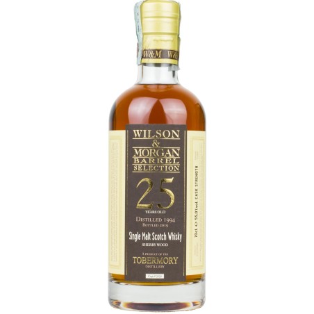 SINGLE MALT WHISKY TOBERMORY 1994/2019 25yo 55% SHERRY WOOD CASK -5039 COFFRET - WILSON & MORGAN