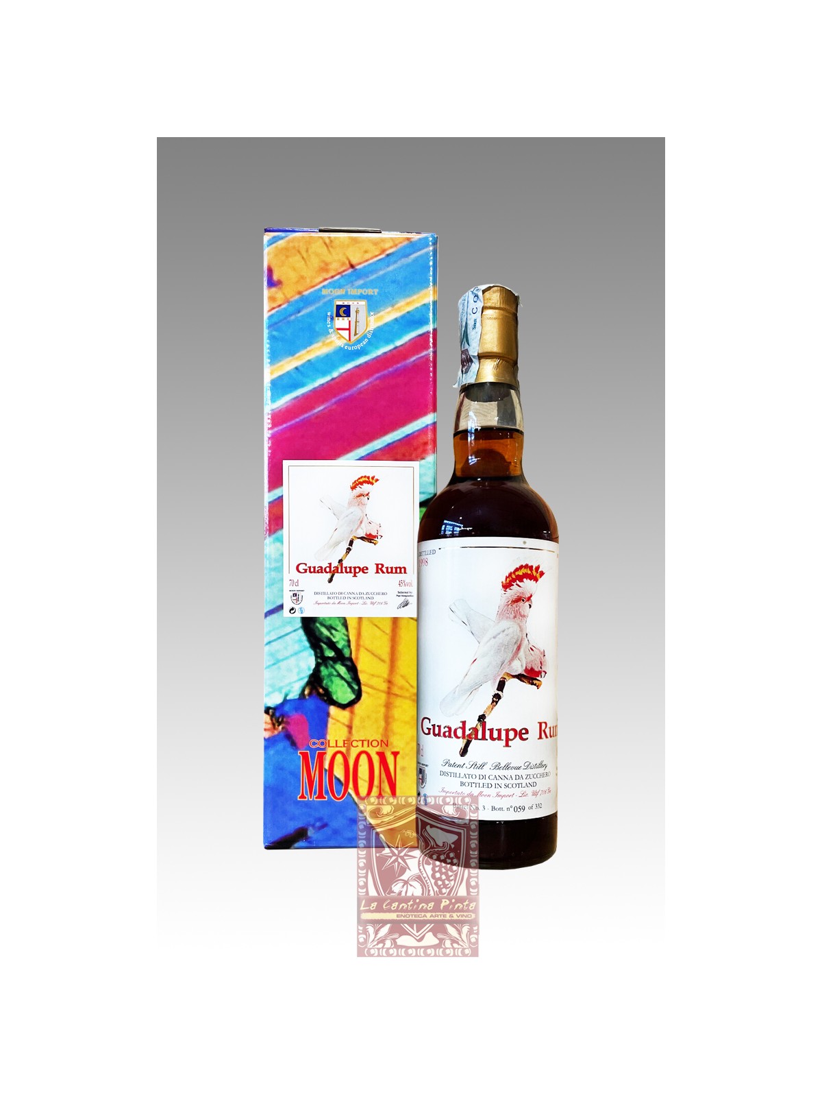 RUM GUADALUPE 1998/2018 BELLEVUE DISTILLERY 20YO  - MOON IMPORT
