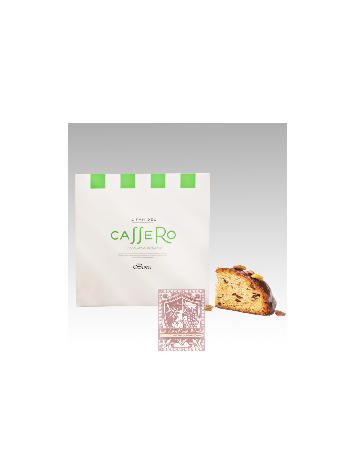 PAN DEL CASSERO CIOCCOLATO E PISTACCHI 500g - F.LLI BONCI