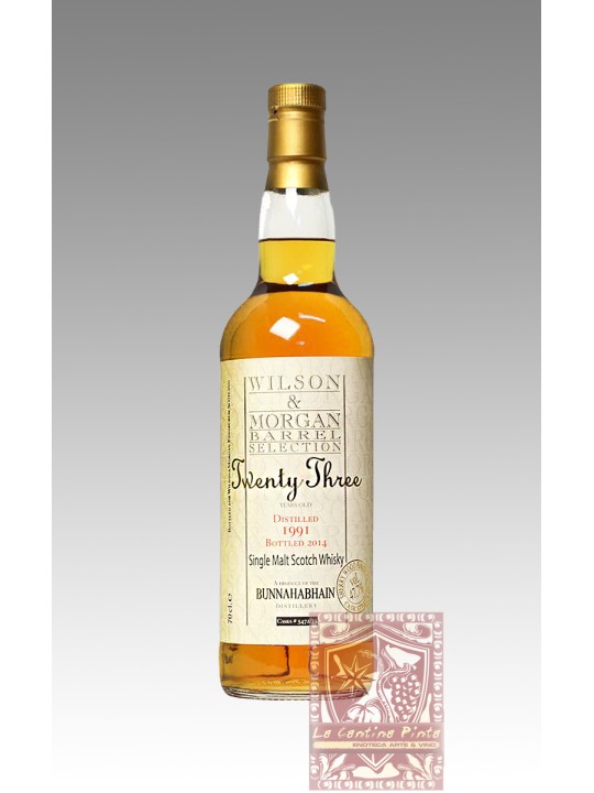 SINGLE MALT WHISKY BUNNAHABHAIN 1991 23YO WILSON & MORGAN BARREL SELECTION COFFRET