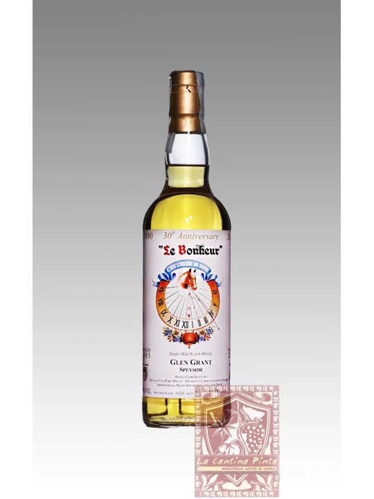 LE BONHEUR SPEYSIDE SINGLE MALT WHISKY GLEN GRANT 1993/2010 30th ANNIVERSARY MOON IMPORT