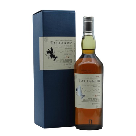 SINGLE MALT SCOTCH WHISKY NATURAL CASK STRENGTH TALISKER 25 YO DIAGEO SPECIAL REL. 2007