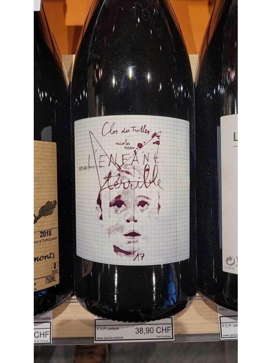  LE CLOS DES TREILLES ENFANT TERRIBLE 2017 ANJOU ROUGE
