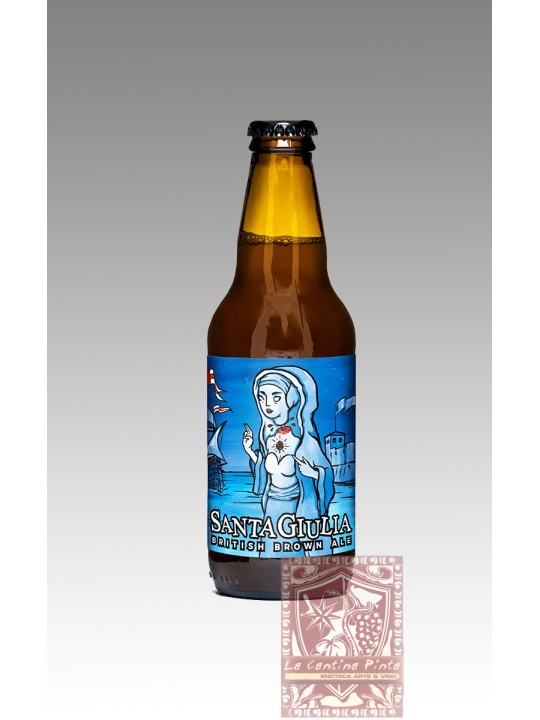 BIRRA ARTIGIANALE "SANTA GIULIA" AMERICAN BROWN ALE - PICCOLO BIRRIFICIO CLANDESTINO
