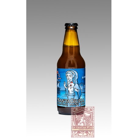 BIRRA ARTIGIANALE "SANTA GIULIA" AMERICAN BROWN ALE - PICCOLO BIRRIFICIO CLANDESTINO