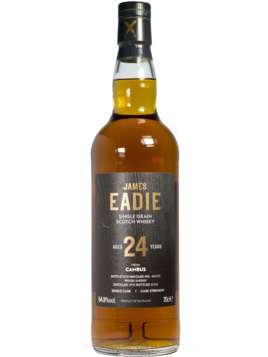 SINGLE GRAIN SCOTCH WHISKY CAMBUS 24YO 1993 SHERRY WOOD  - JAMES EADIE