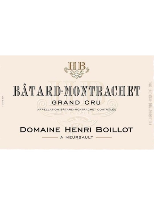 BATARD-MONTRACHET 2013 GRAND CRU - DOMAINE HENRI BOILLOT
