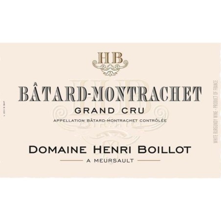 BATARD-MONTRACHET 2013 GRAND CRU - DOMAINE HENRI BOILLOT