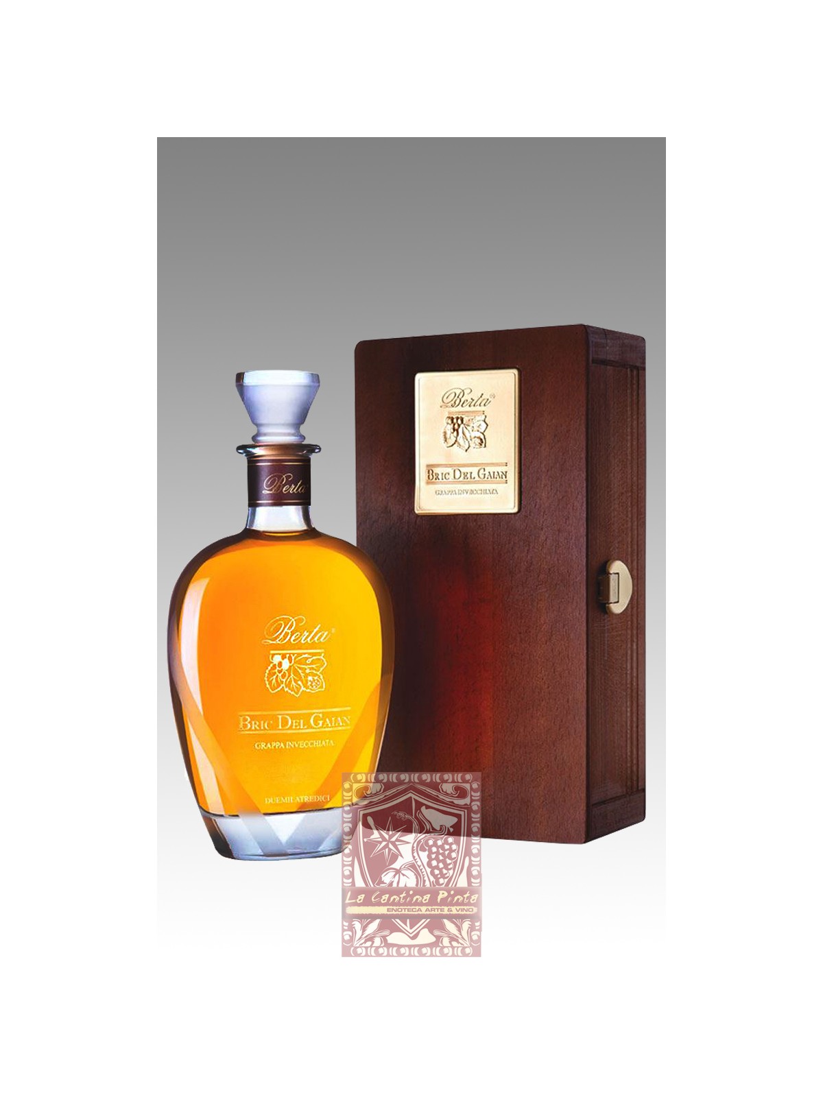 GRAPPA BRIC DEL GAJAN 2016 CON COFANETTO LEGNO - DISTILLERIE BERTA