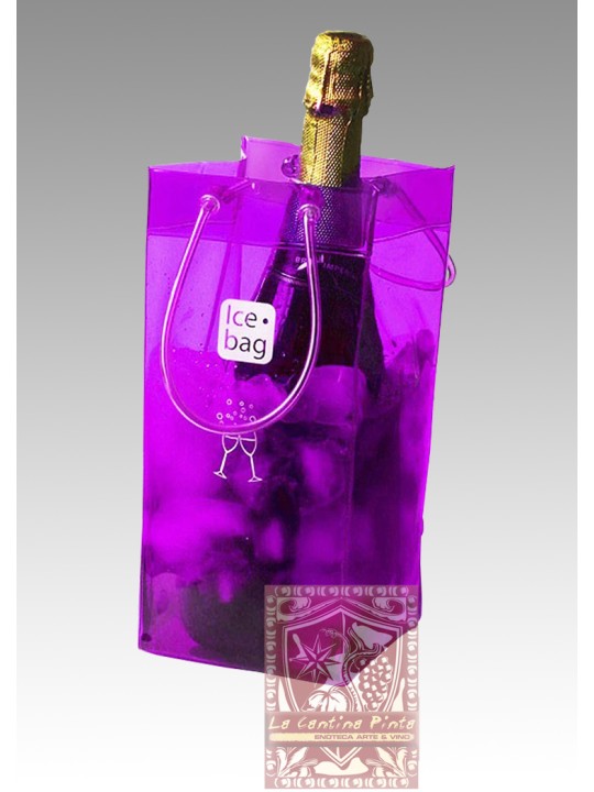 ICEBAG BASIC VIOLA PORTAGHIACCIO IN PLASTICA PIEGHEVOLE