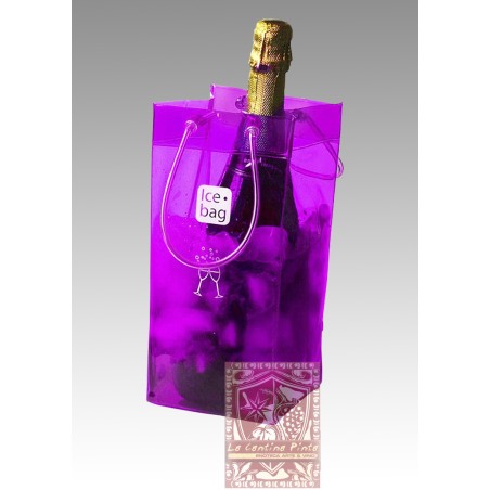 ICEBAG BASIC VIOLA PORTAGHIACCIO IN PLASTICA PIEGHEVOLE