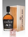 LA CASA DEL RUM  N.2  BARBADOS OVERPROOF ASTUCCIO LEGNO