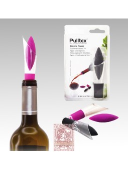 PULLTEX - SILICONE POURER - WINE STOPPER AND POURER