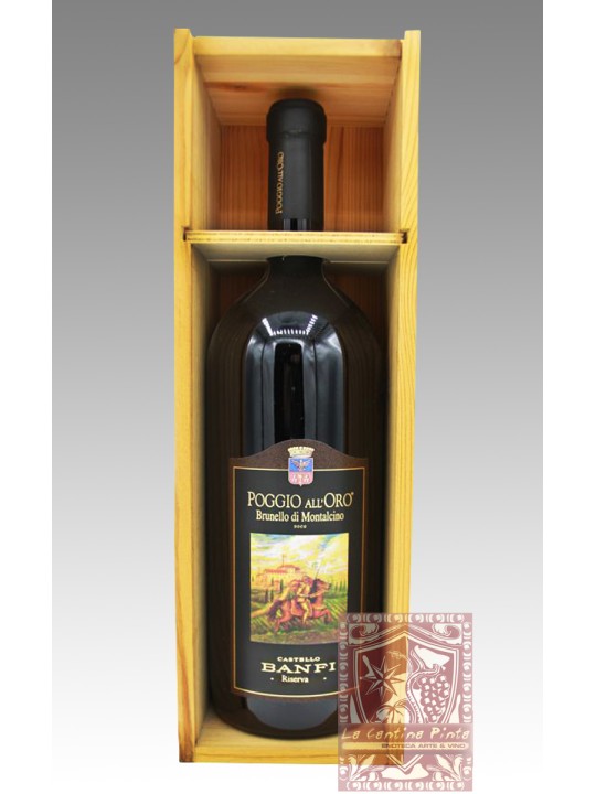 BRUNELLO DI MONTALCINO POGGIO ALL'ORO RISERVA 2010 MAGNUM LT.1,5 CASTELLO BANFI
