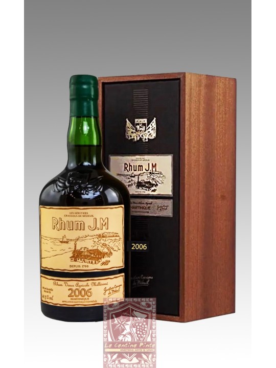 RHUM J.M. VIEUX AGRICOLE MILLESIME' 2006  15 YO RUM DELLA MARTINICA