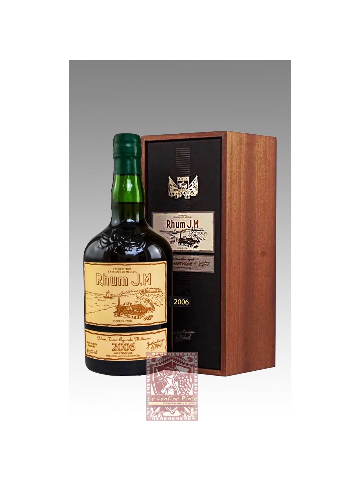 RHUM J.M. VIEUX AGRICOLE MILLESIME' 2006  15 YO RUM DELLA MARTINICA
